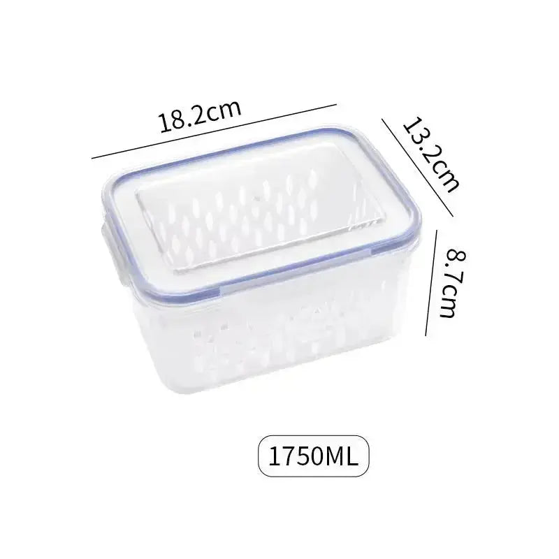 boite alimentaire multifonctionnelle 1750ml 18 2x13 2x8 7cm