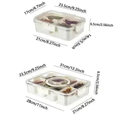 boite gouter compartimentee 4 8 compartiments 21cm 17cm 31cm 28cm