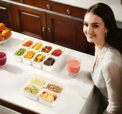 boite gouter compartimentee 8 compartiments repas equilibre fruits snacks