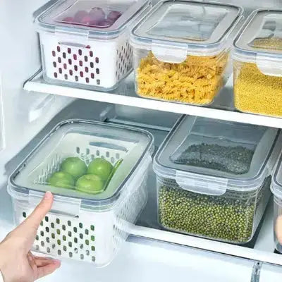 boite alimentaire multifonctionnelle rangement refrigerateur egouttoir