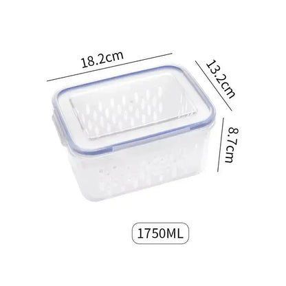 boite alimentaire multifonctionnelle 1750ml 18 2x13 2x8 7cm