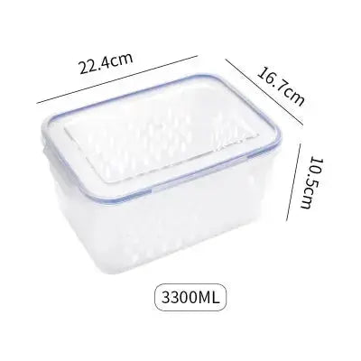 boite alimentaire multifonctionnelle 3300ml 22 4x16 7x10 5cm