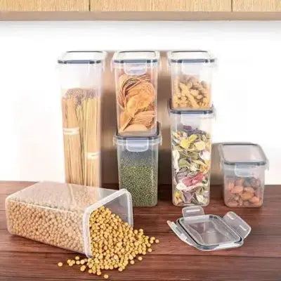 boites alimentaires ecologiques hermetiques lot de 7 pieces empilable