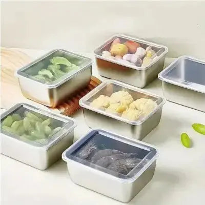 lot de boites alimentaires hermetiques avec couvercle transparent