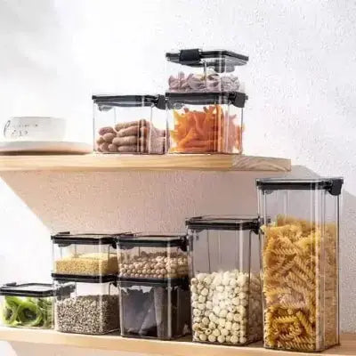 lot de boites de conservation hermetiques fraicheur rangement cuisine