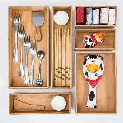 boite rangement japonaise tiroir compartiments modulable organisation zen
