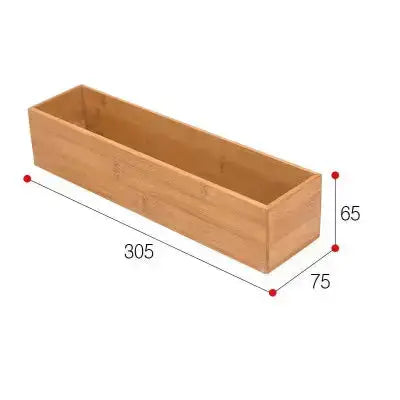 boite rangement japonaise tiroir dimensions 305x75x65mm organisation zen