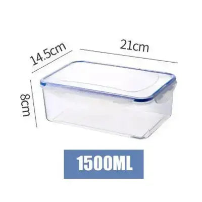 boite de rangement refrigerateur avec couvercle 1500 ml 21x14 5x8 cm