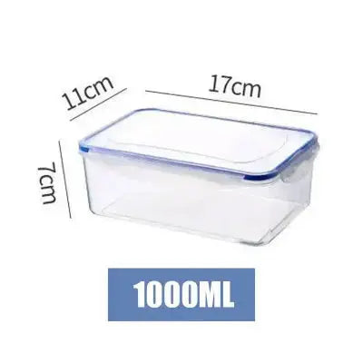 boite de rangement refrigerateur avec couvercle 1000 ml 17x11x7 cm