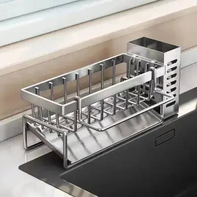 egouttoir evier acier inoxydable structure vide design pratique