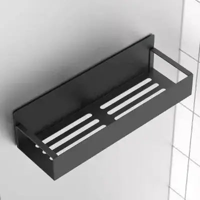 etagere a epices design culinaire murale noire metal