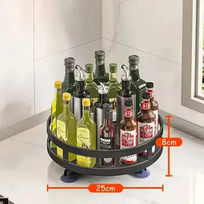 etagere a epices rotative 360 inox 25cm 8cm un niveau