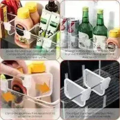 lot de 8 separateurs porte frigo pour bouteilles canettes et sachets