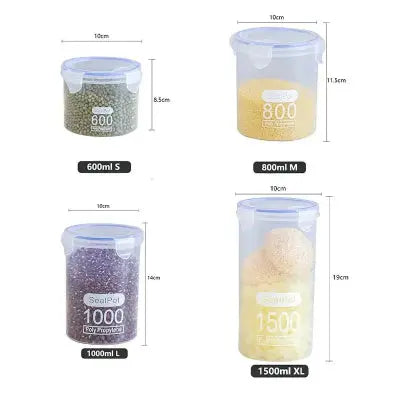 lot boite conservation hermetique 600ml 800ml 1000ml 1500ml cuisine