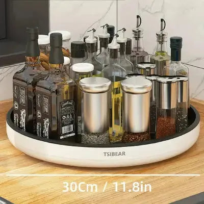 plateau tournant cuisine 30cm rotation 360 degres acces facile