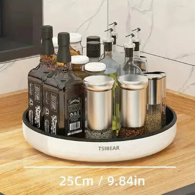 plateau tournant cuisine 25cm rotation 360 degres acces facile