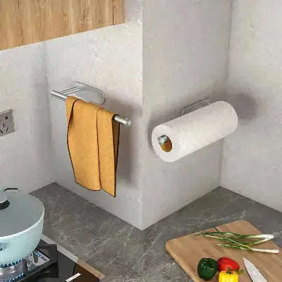 porte rouleau essuie tout mural multifonction elegant pratique