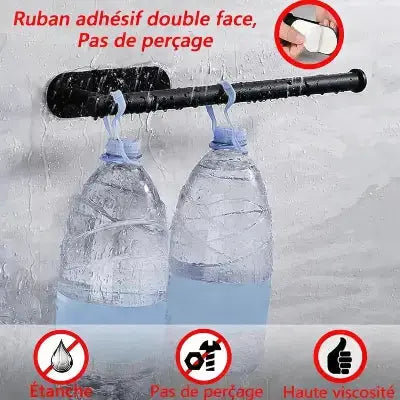 porte rouleau essuie tout adhesif sans percage solide haute resistance
