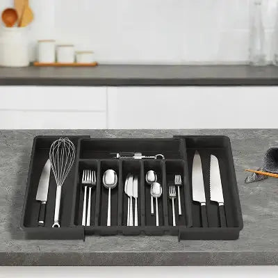range couverts tiroir 8 compartiments extensible organisation cuisine pratique