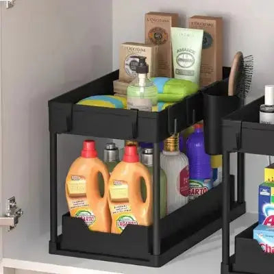 rangement sous evier ajustable pratique gain de place