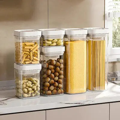 boite conservation hermetique empilable spaghetti pates noix gain place