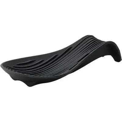 repose cuillere silicone noir organisateur cuisine moderne lavable antiderapant flexible design vague