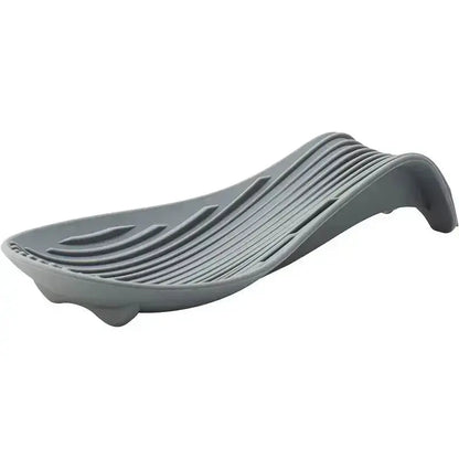 repose cuillere silicone gris anthracite organisateur ustensile cuisine antiderapant lavable