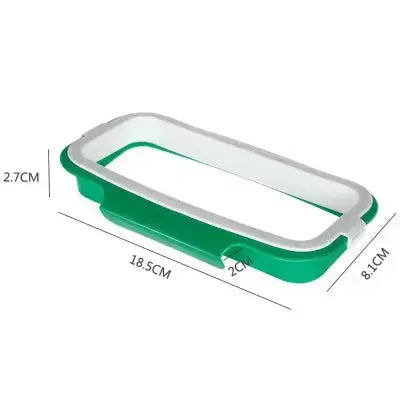 support sac poubelle suspendu 18 5cm 8 1cm 2 7cm compact pratique