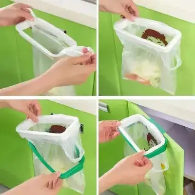 support sac poubelle suspendu installation facile reutilisable pratique