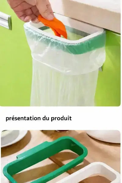 support sac poubelle suspendu cuisine pratique fixation facile