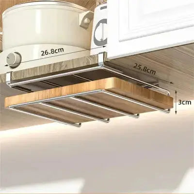 support rangement metallique suspendu 26 8cm 25 8cm 3cm installation facile