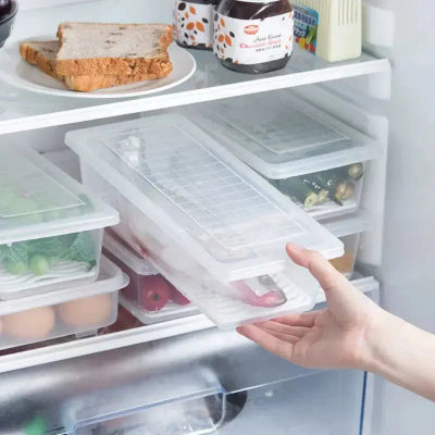boite conservation frigo etanche plastique transparent organisation cuisine
