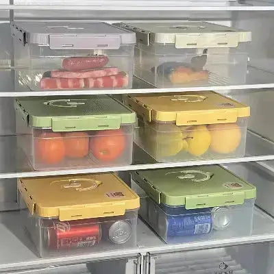 boite de rangement alimentaire empilable pour refrigerateur couvercle
