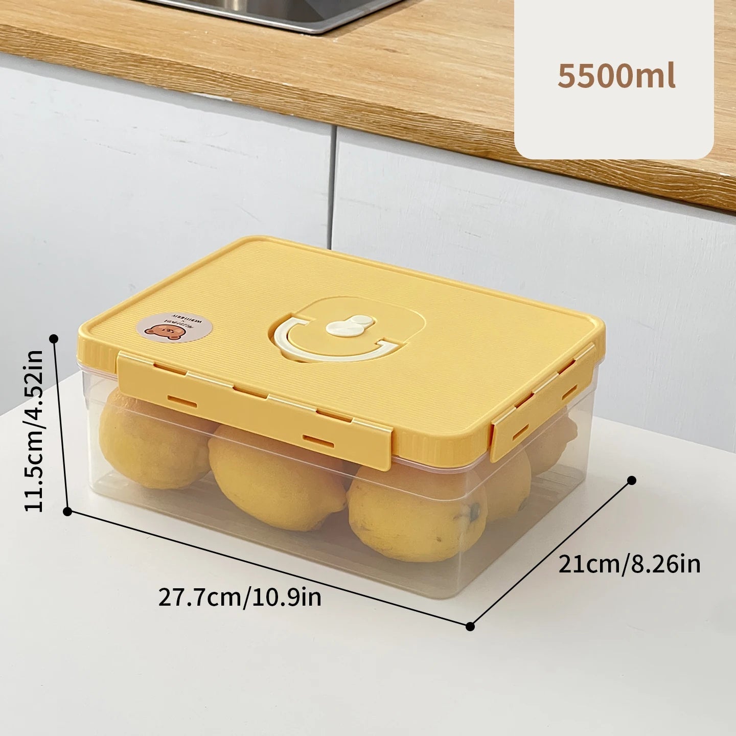 boiterangementalimentairejaune5500ml277cm21cm115cm