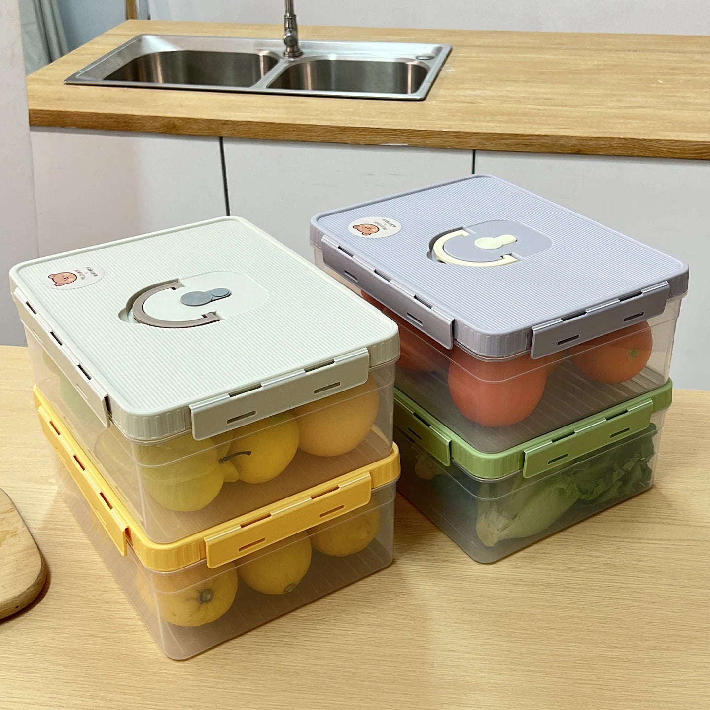 boitesrangementrefrigerateurempilablesfruitslegumes