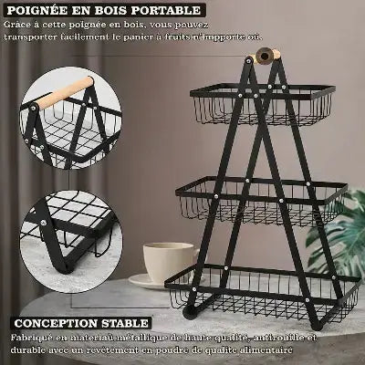 Corbeille à fruits | Modern Elegance - Lunivers-du-Rangement