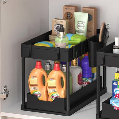 etagerederangementsousevierrempliedeproduitsmenagersetaccessoiresdesalledebain