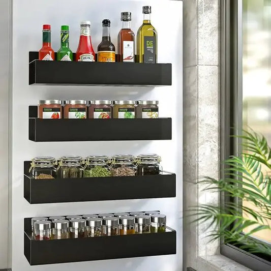 etagereepicesmagnetiquenoireaimanteepourcuisinegaindeplace