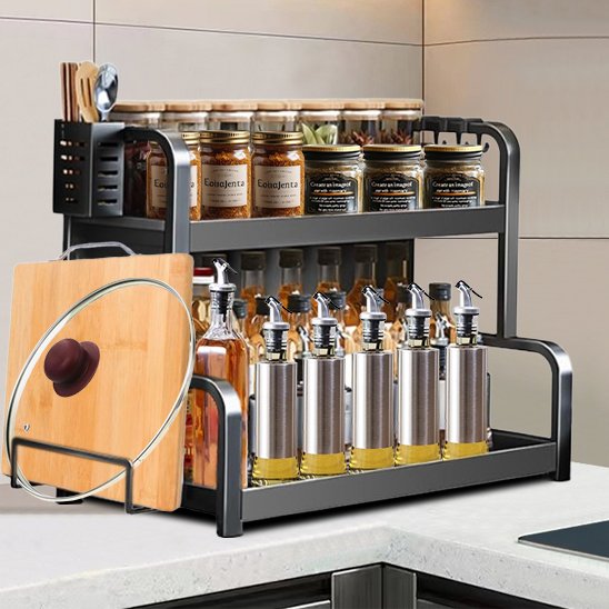 etagererangementepiceshuilescondimentsavecsupportcouvercle