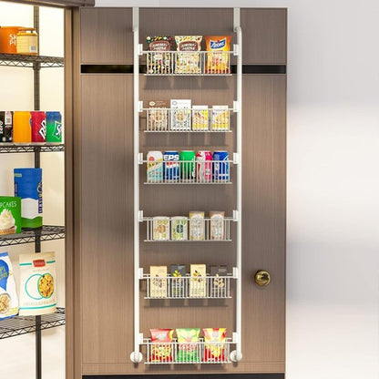 etageresuspenduerangementportecuisineblanc6niveaux