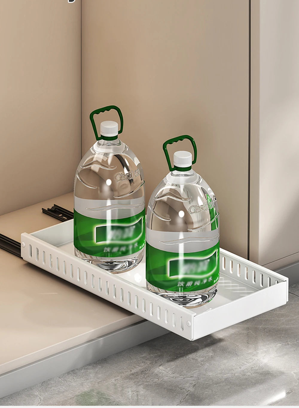 organisateurtiroircoulissantchargeslourdesbouteillesblanches