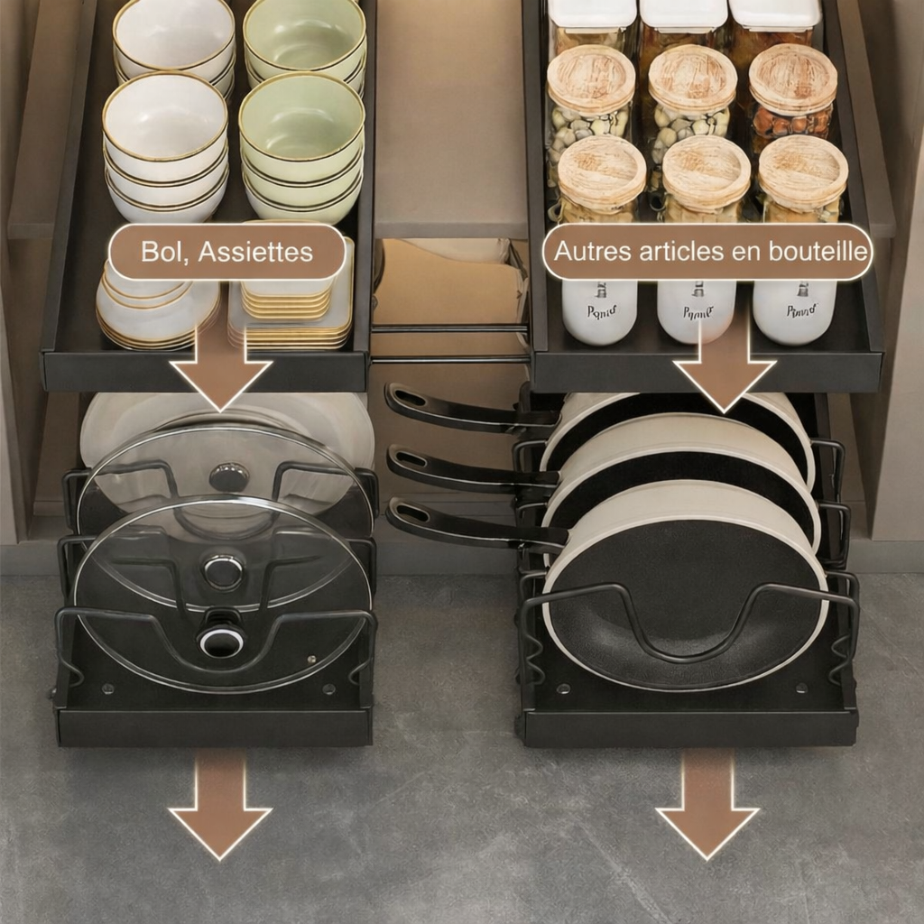 organisateurtiroircuisinerangementbolsassiettespoelescouvercles