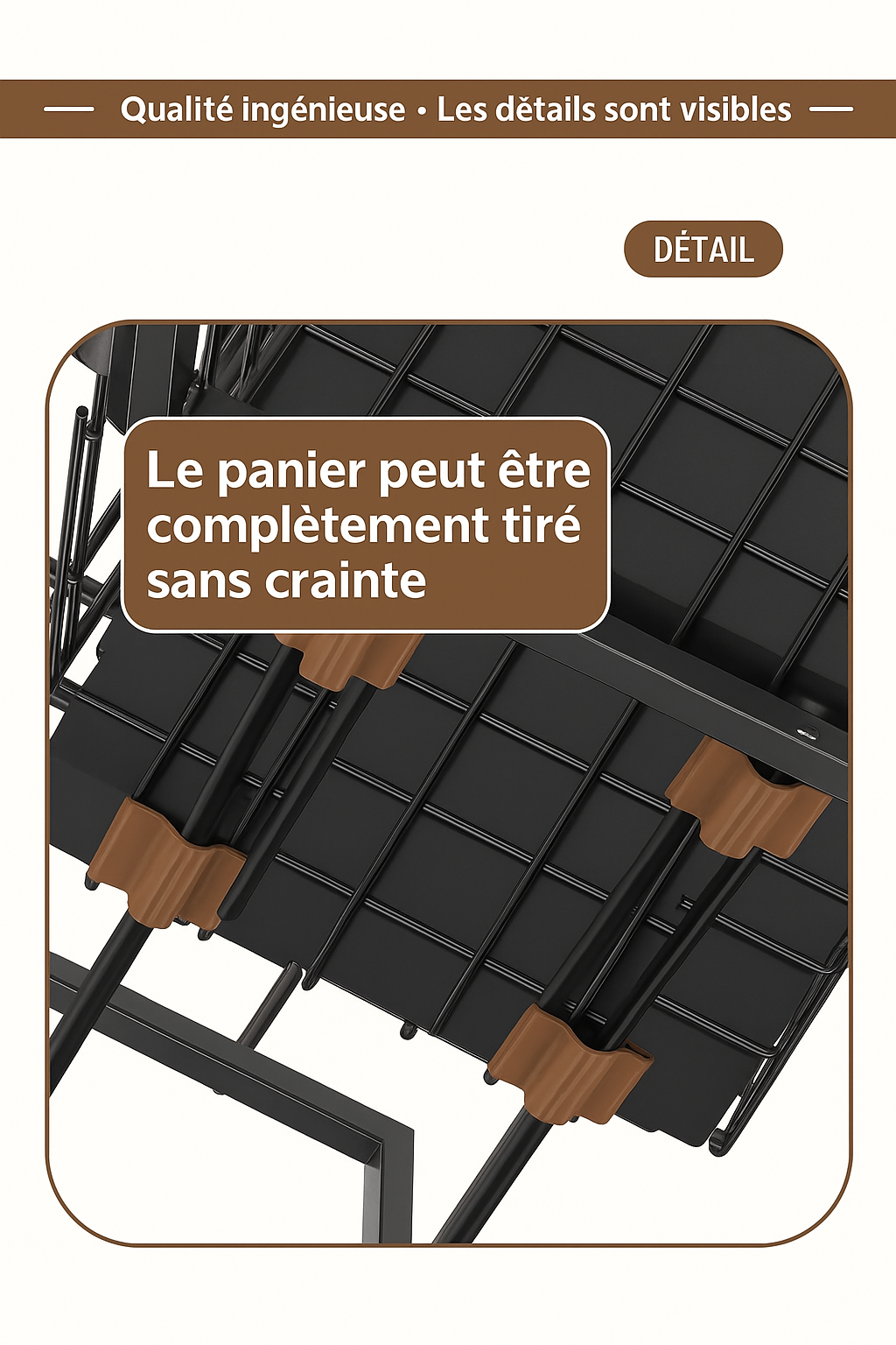 paniertirablecompletorganisateursouseviermetalnoirdetailsqualite