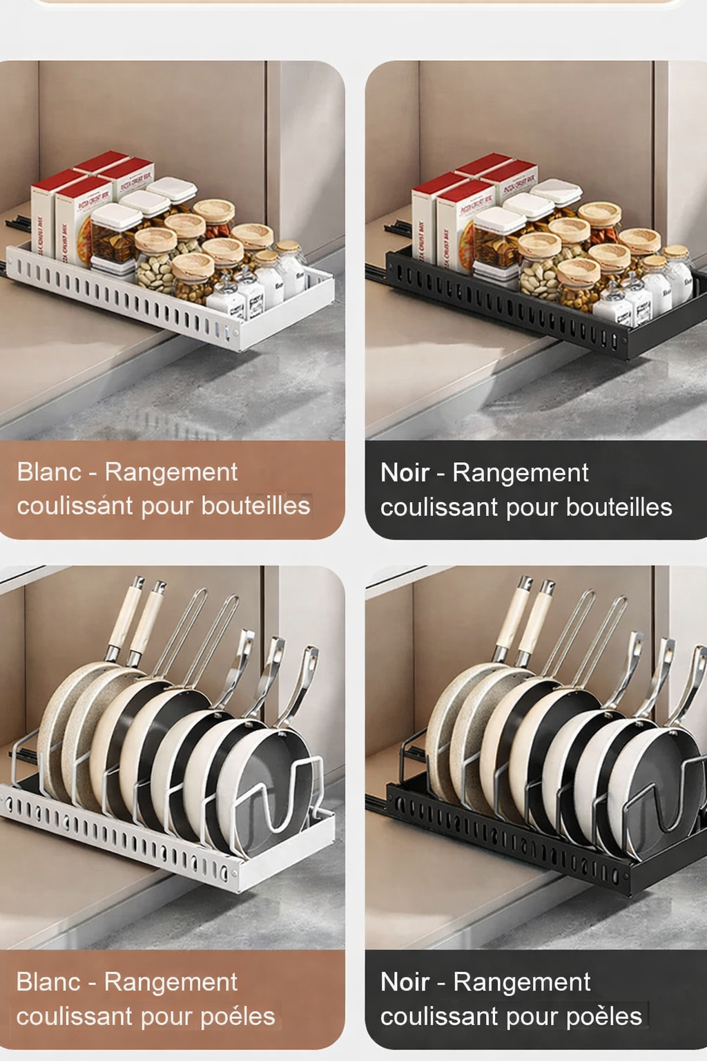 rangementcoulissanttiroircuisineorganisateurbouteillespoelesnoirblanc