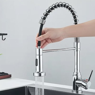 robinetcuisinechromedouchetteflexibleevier