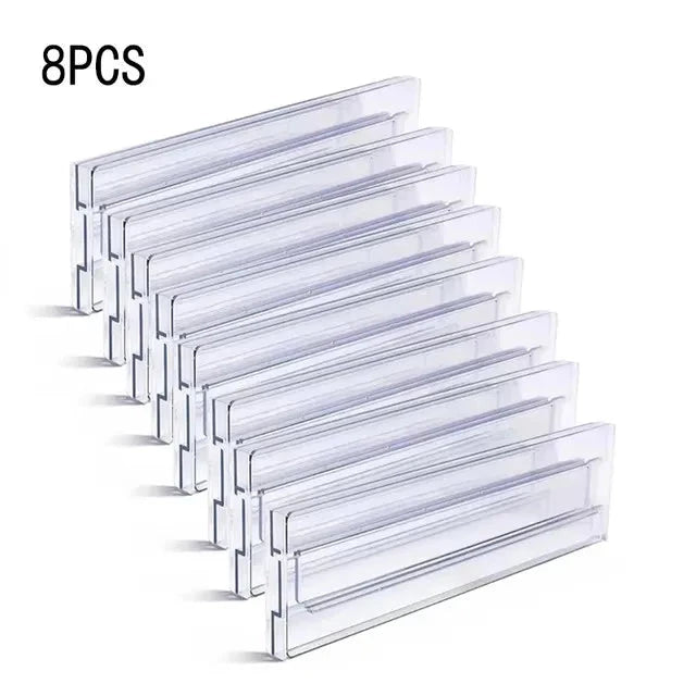 separateurdetiroirtransparentlothuitpiecesclairesajustables8pieces.