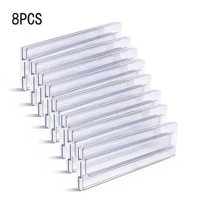 separateurdetiroirtransparentlothuitpiecesclairesajustables8pieces.