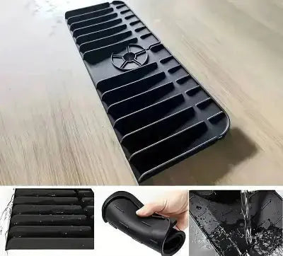 tapis evier silicone pliable egouttage rapide antiderapant
